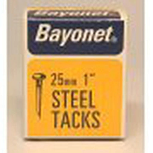 Bayonet Tacks (Fine Cut Steel) - Blue (Box Pack) 25mm