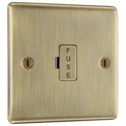 BG Electrical Nexus Metal Antique Brass - Unswitched and fused
