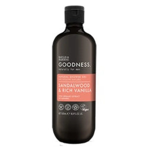 Baylis & Harding Shower Gel 500ml Sandalwood & Vanilla Natural