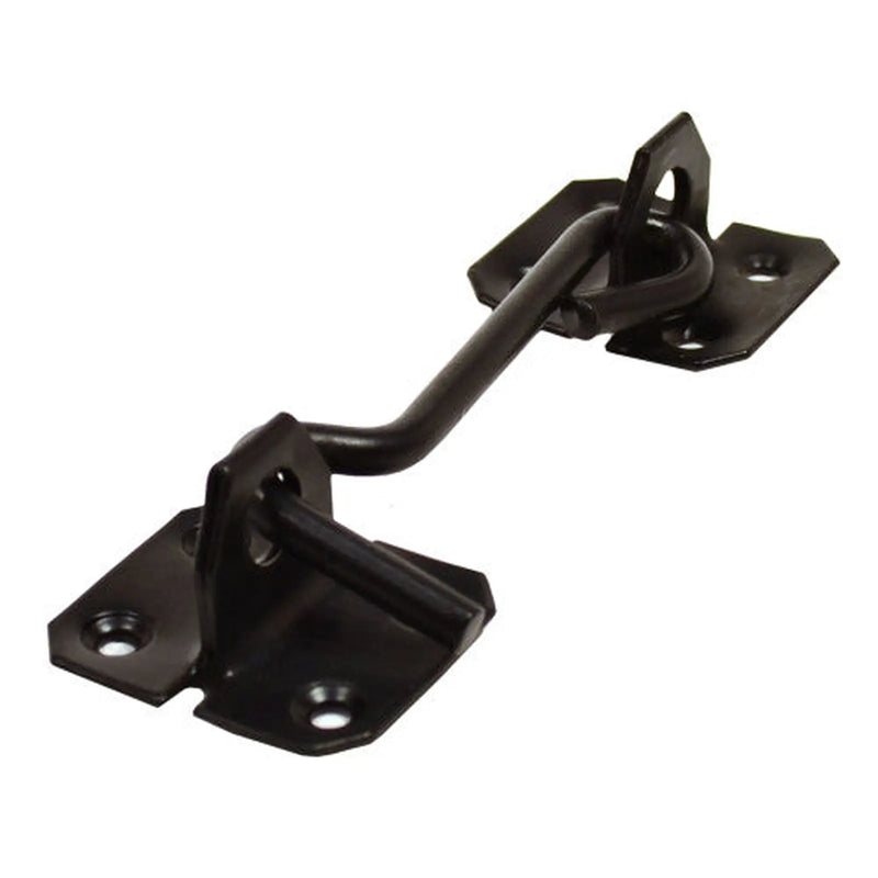 Wire Cabin Hooks, Epoxy Black, 100mm - Pack of 10