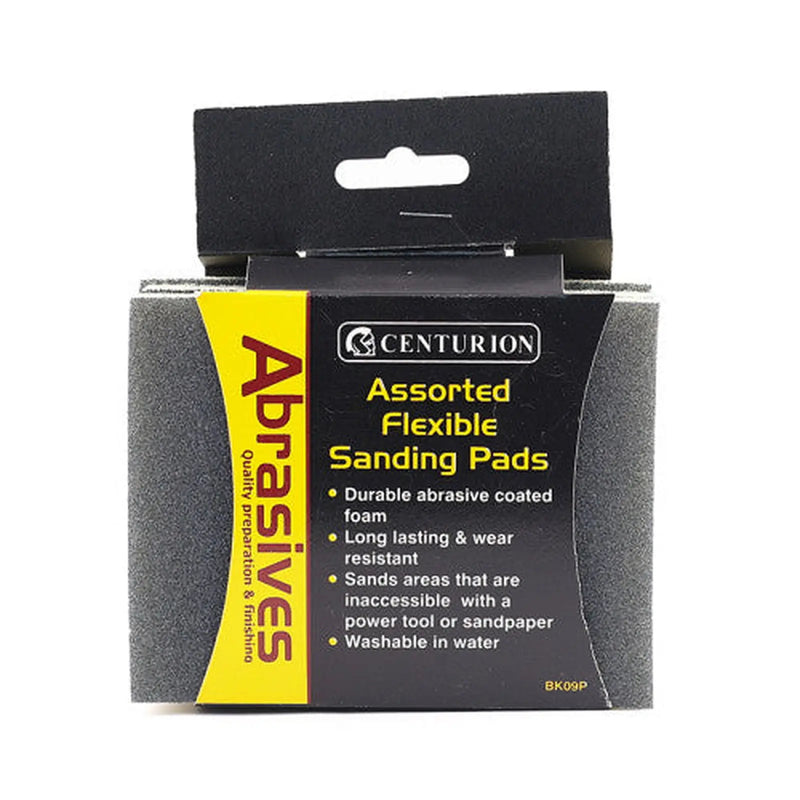 Abrasives Double Sided Sanding Pads, Assorted 115 x 140 x 5mm (Pack - Pack of 5