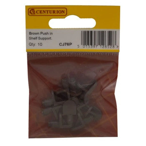 Brown Push In Shelf Support (Pack Of 10)