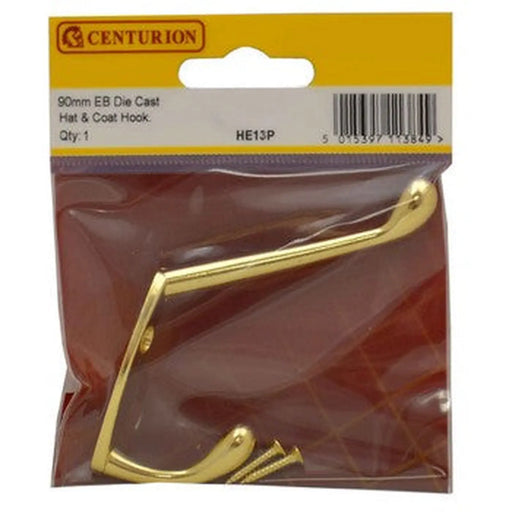 90mm EB Die Cast Hat & Coat Hook