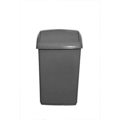 30L Swing Bin Silver