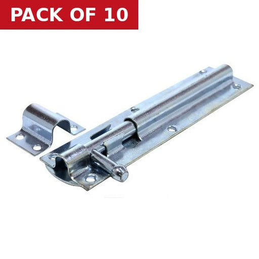 Tower Bolts, Zinc Plated, 150mm - Pack of 10
