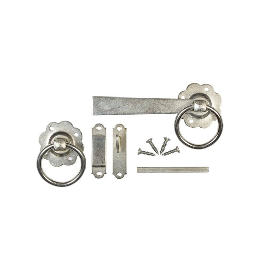 Ring Gate Latch 150mm - Black Plated