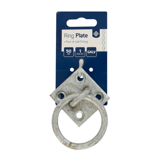 Ring Plate 50 x 50mm - Galvanised