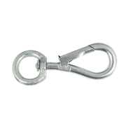 Spring Hooks To Swivel - Zinc Plated - Pack of 10