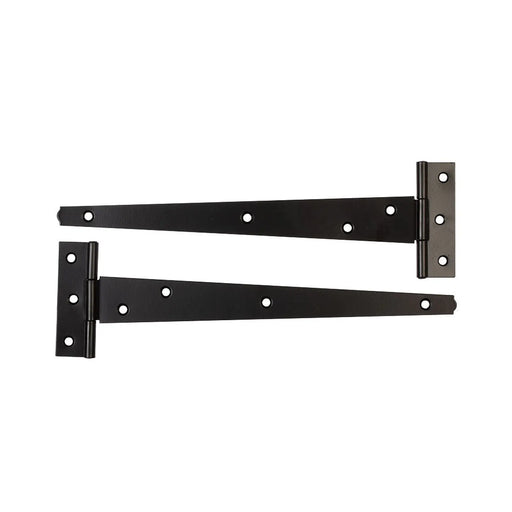 Tee Hinges - Light Duty - Black Plated - Pack of 2