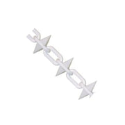 Plastic Saxon Chain 6 x 28 x 9mm - Black - 30m Reel