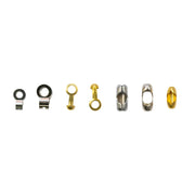 Assorted Ball Chain Fittings - Nickel Plated - Card of 8