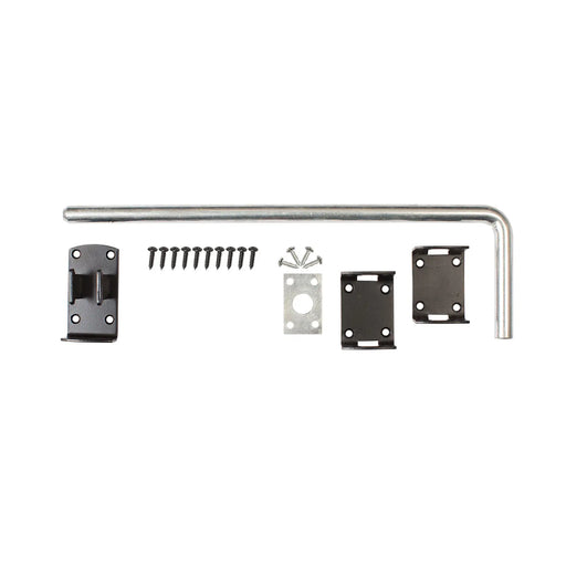 Garage Door Bolt 375mm - Black Plated