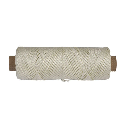 Polyester & Nylon Cord 3.2mm - White - 14.6m Hank