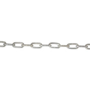 Welded Mid Link Chain - Unplated Steel - 10m Box