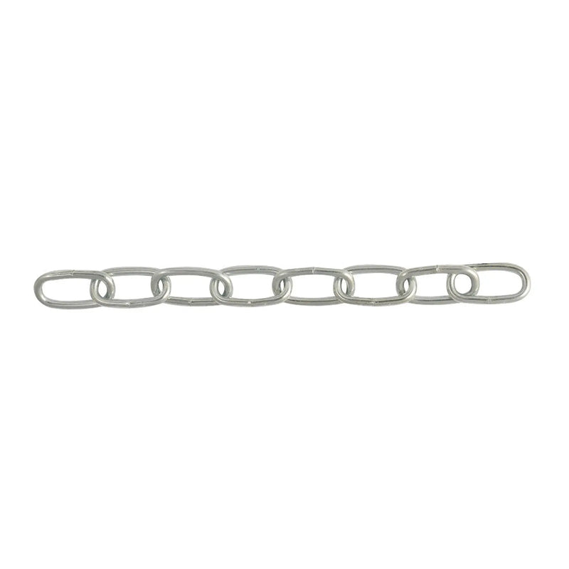 Welded Mid Link Chain - Black Plated - On Reels