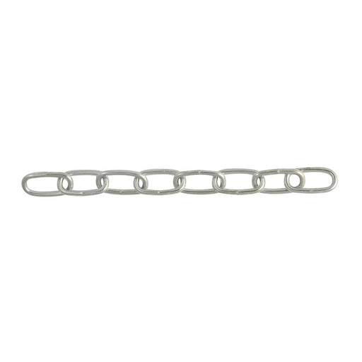 Welded Mid Link Chain - Zinc Plated - On Reels
