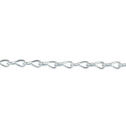 Single Link Jack Chain - Zinc Plated - 10m Box