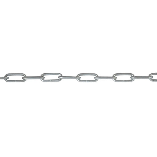 Welded Long Link Chain - Galvanised - On Reels