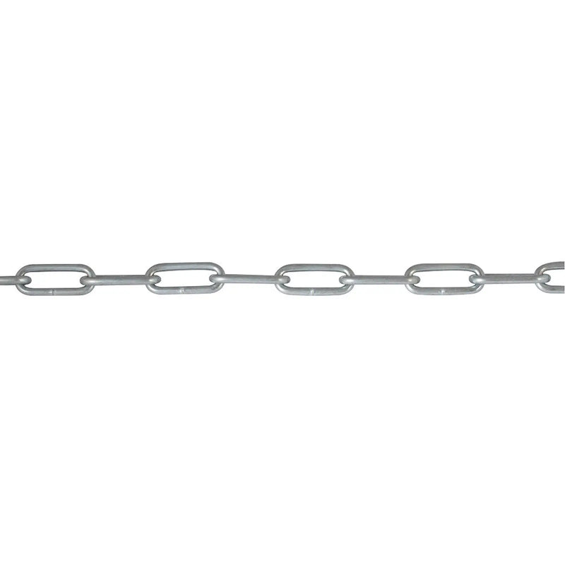 Welded Long Link Chain - Zinc Plated - On Reels