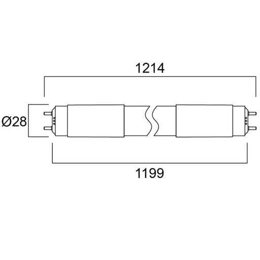 Sylvania T8 LED Tube V3 2400lm 4ft 865 16w