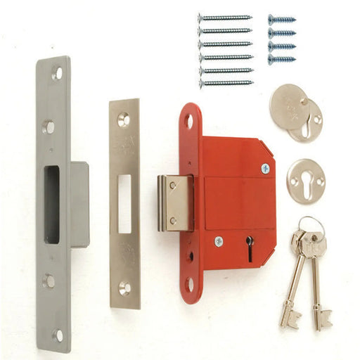 Era Fortress Mortice Deadlock Brass 76mm