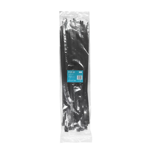 Securlec Black Cable Ties 12.7mm x 540mm Pack 25