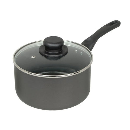 CookClassic Sauce Pan & Glass Lid Non Stick 20cm
