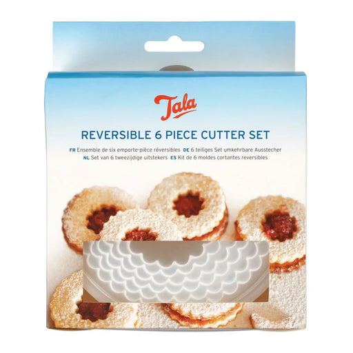 Tala Cutters Plain/Crinkled Reversible 6 Piece