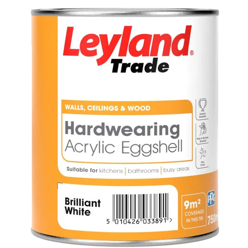 Leyland Trade Acrylic Eggshell 750ml