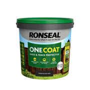 Ronseal One Coat Fence Life 9L Tudor Black Oak