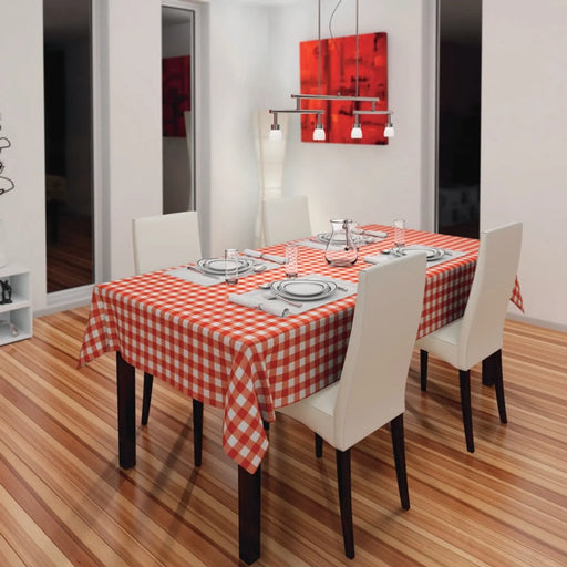 d-c-fix® Manhattan Tablecloth - Avanti Red & White 20m Roll x 140cm