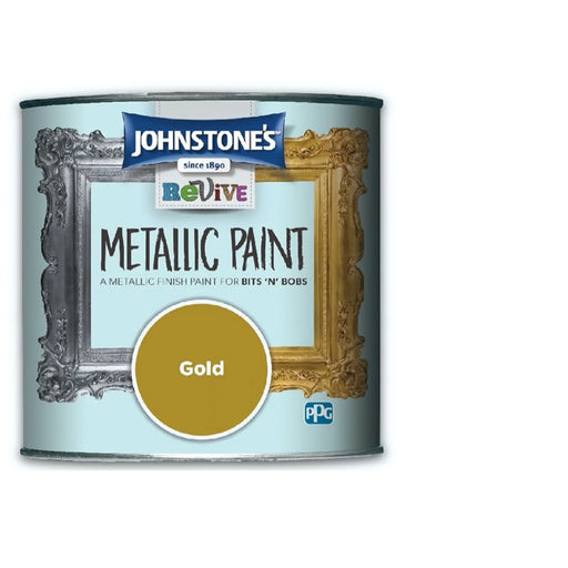 Johnstone's Metallic Paint 375ml Gold