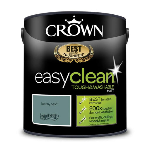 Crown Easyclean Matt Emulsion 2.5L Botany Bay