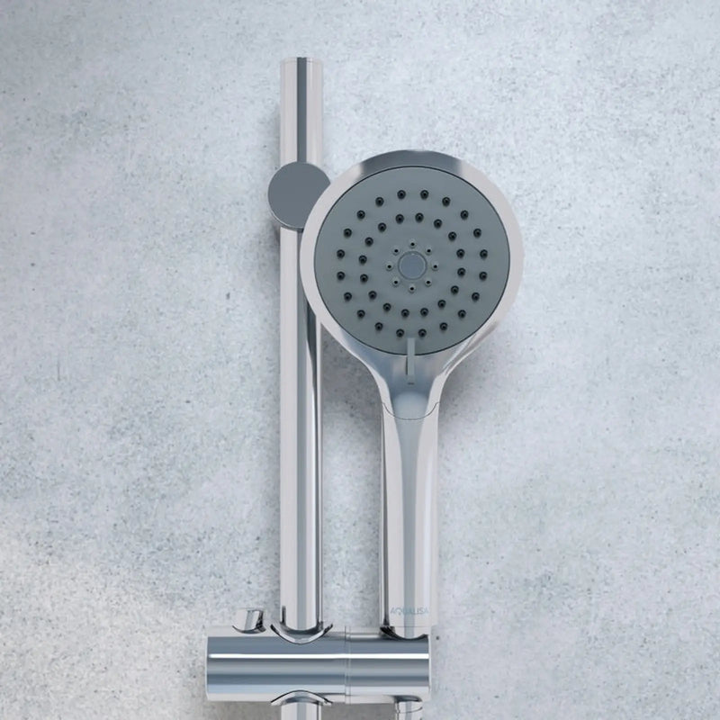 Aqualisa Round Bar Valve Mixer Shower Chrome