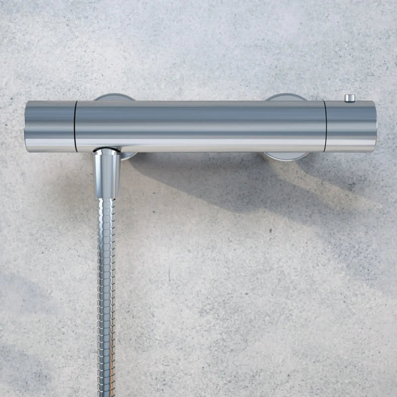 Aqualisa Round Bar Valve Mixer Shower Chrome