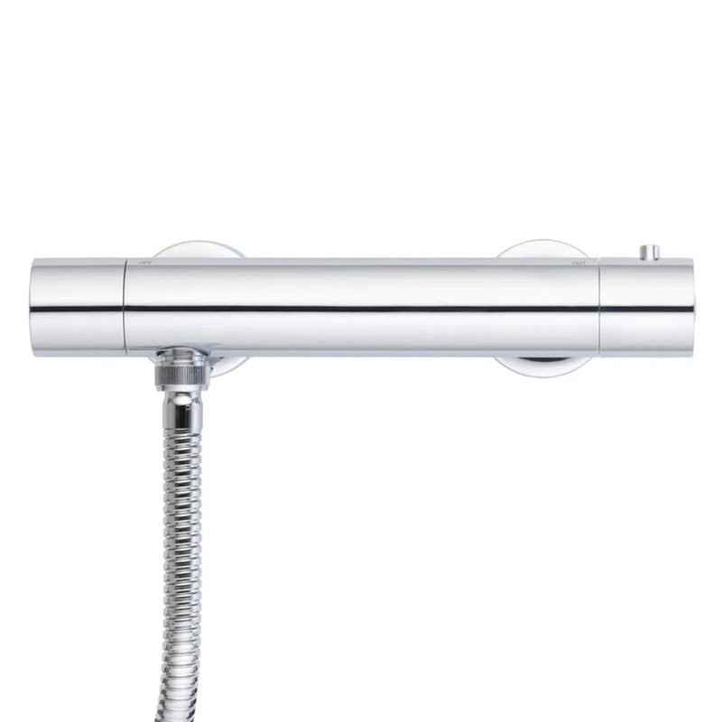 Aqualisa Round Bar Valve Mixer Shower Chrome