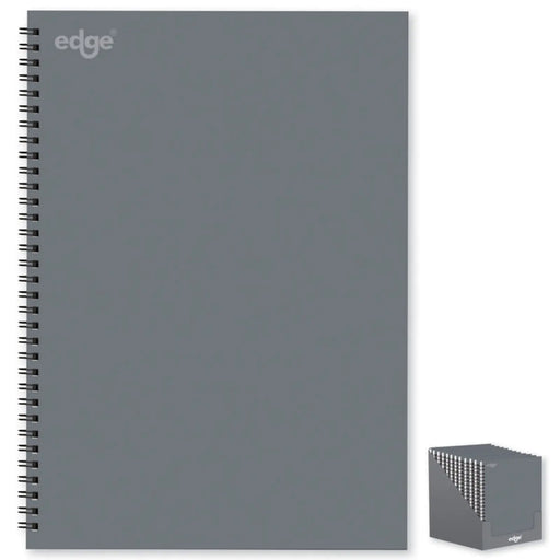 I G Design A4 Twin Wiro Notebook Grey