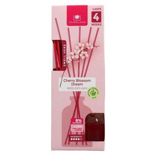 Cristalinas Reed Diffuser 25ml Cherry Blossom Dream