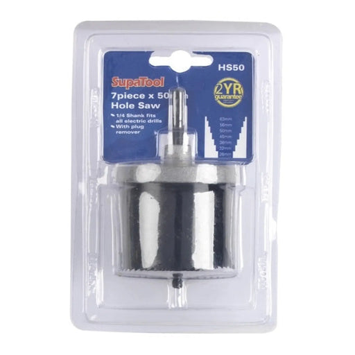 SupaTool Hole Saw 25mm, 7 Piece