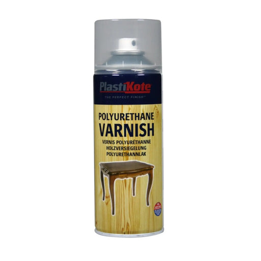 PlastiKote Polyurethane Varnish 400ml Clear Gloss