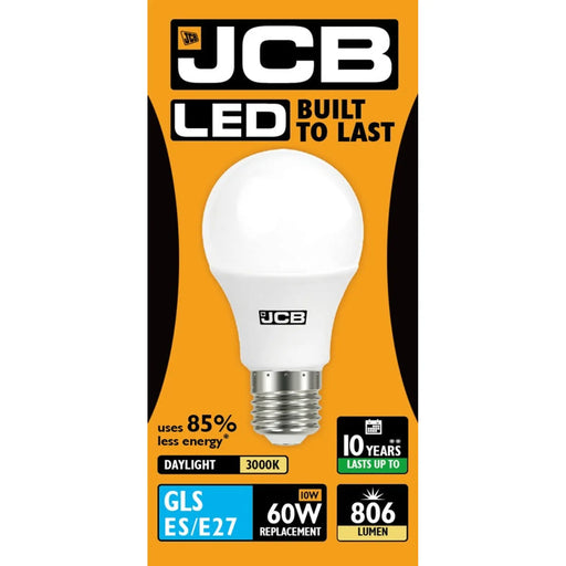 JCB LED A60 806lm Opal 10w E27 3000k