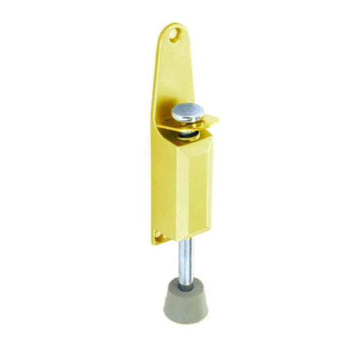 Securit Kick Down Door Stop Brassed 125mm - Pack of 5
