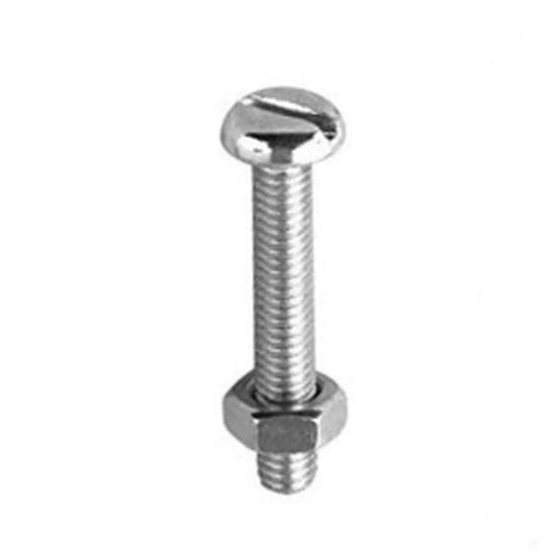Securpak Machine Screw & Nut ZP Pack 8 M4 x 25