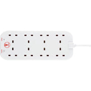 Masterplug Surge Protected Extension Lead 8 Gang 2m
