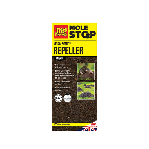 The Big Cheese Mega Sonic Mole Repeller