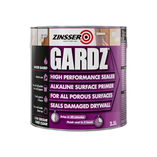 Zinsser Gardz Water Based Sealer 2.5L