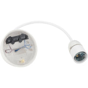 BG Electrical Ceiling Accessories - 12" flex and 3" base