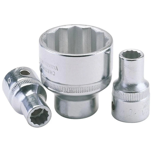 Draper 24731 Elora Bi-Hexagon Socket, 1/2" Sq. Dr., 28mm
