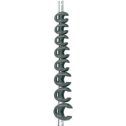 Draper 61034 Draper Expert Metric Crow Foot Spanner Set on a Metal Rail, 3/8" Sq. Dr. (8 Piece)
