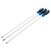 Draper 32603 Extra Long Reach Soft Grip Screwdriver Set, 450mm (3 Piece)